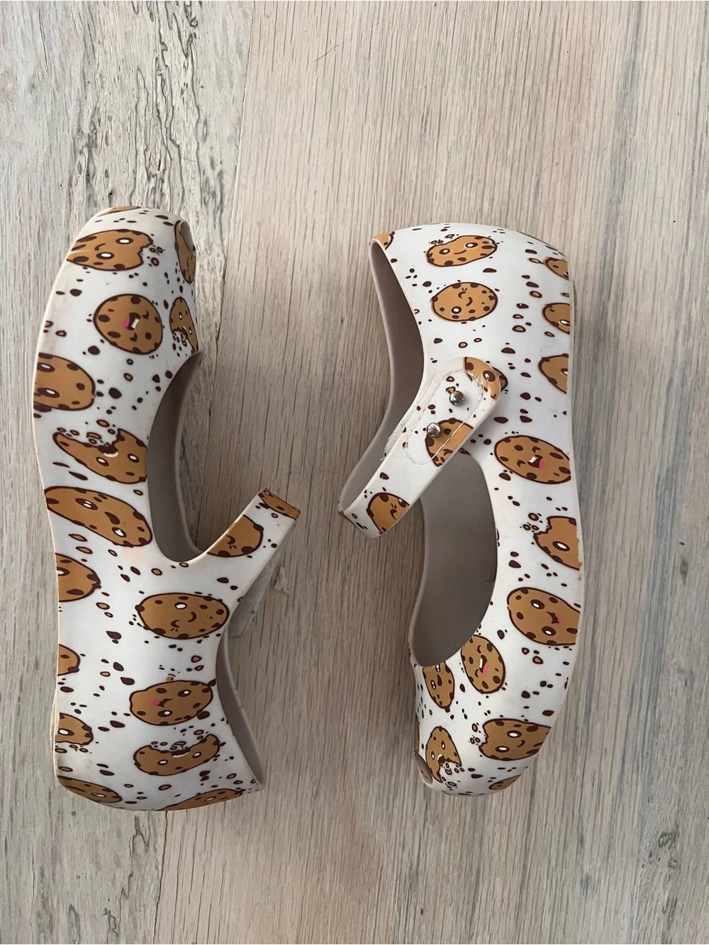 MINI MELISSA Ultragirl Candy Cookie Print Mary Jane Jelly Sandals Size 12